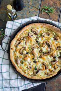Cheese And Mushroom Pizza