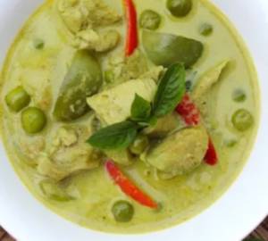Vegetable Green Curry Famous Thai Curry
