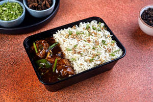 Chilli Paneer With Burnt Garlic Rice