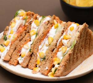 Grilled Corn N Cheese Sandwich