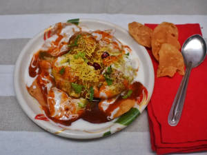 Dahi papdi chaat