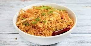 Veg Chinese Bhel + Pineapple Ice cream Sharbat