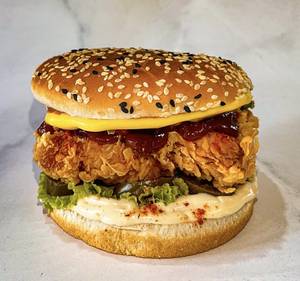 The Honeymustard Chicken Zinger Burger