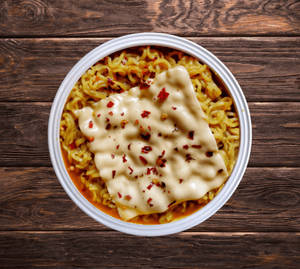 Double Masala Vegetable Maggi With Cheese