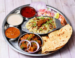 Chicken Thali