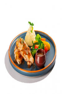 Grilled Chicken In Red Wine Jus