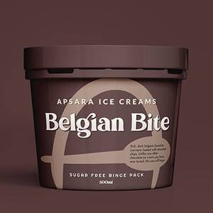 Zero Added Sugar Belgian Bite Chocolate Ice Cream