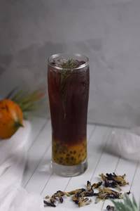 Passionfruit Bluepea Ice Tea