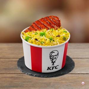Smoky Red Chicken Rice Bowl - Biryani Style