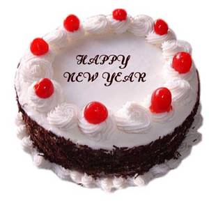 Black Forest New Year Special Cake 