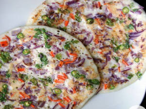 Onion Capsicum Uttapam
