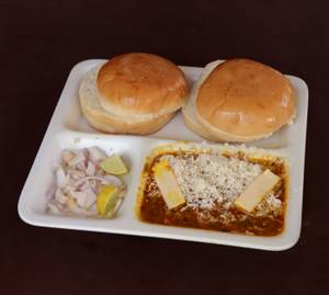 Cheese Butter Pav Bhaji