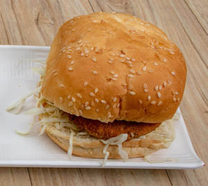 Vegetable Burger With Mayonnaise