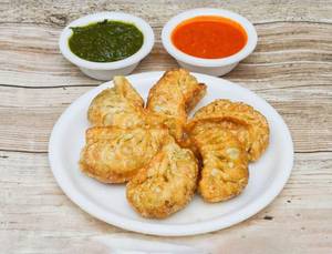Veg Soya Fried Momos