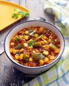 Corn Capsicum Masala [Medium]
