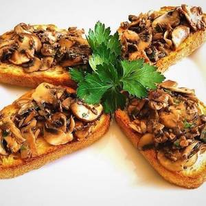 Vegan Bruschetta Funghi [5 Pcs]