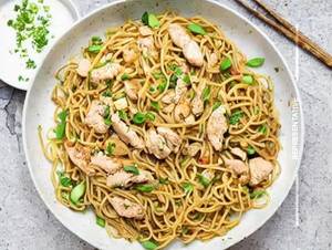 Butter Garlic Chicken Noodles