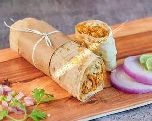 Butter chicken shawarma 