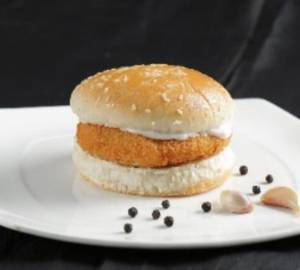 Tandoori chicken burger