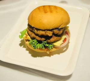 Smoked Jumbo Beef Burger