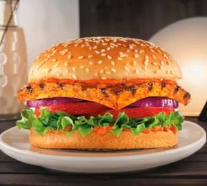 Veg paneer tikka burger