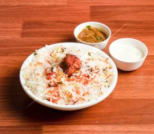 Chicken Curry (1pcs) + Biryani Rice