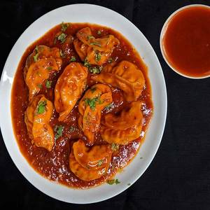 Chicken Pan Fried Momo [5 Pieces]