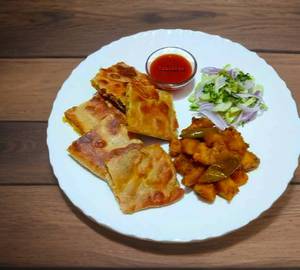 Egg Mughlai Paratha (1 Pc)