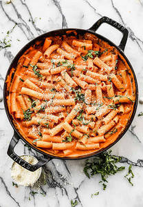 Pasta In Pink Sauce