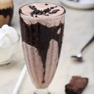 Nutella brownie shake