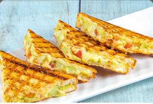 Grilled cheese american corn sandwich