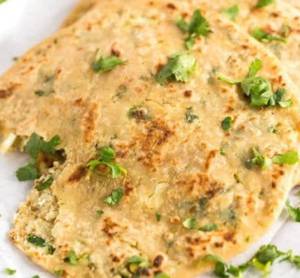 2 Pcs Gobi Paratha With Chole