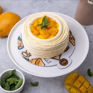 Father's Day Special Eggless Fresh Mango Cake (500g)