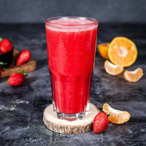 Strawberry With Orange Juice