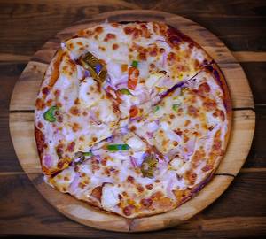 7" Corn and Onion Pizza