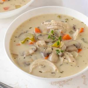 Mushroom Cream of Chicken Soup