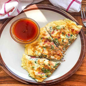 White Cheese Omellete