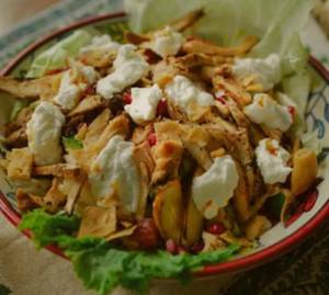 Chicken Shawarma With Salad