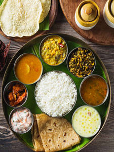 Santosham South Indian Thali