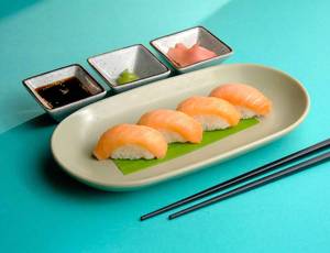 Sake Salmon Nigiri.