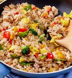 Kung Pao Fried Rice Veg / Non Veg With Eggs [signature Dish!!]
