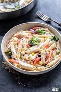 White Sauce Penne Pasta 