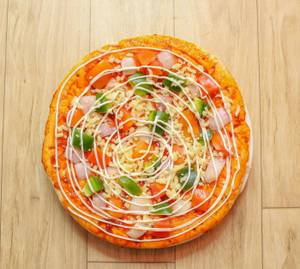 Indian veg. pizza