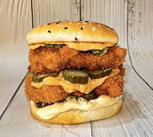Chicken Rock Big Foot Burger(double Patty)