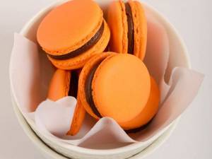 Chocolate Orange Macaron