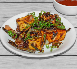 Paneer chilli dry