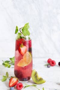 Tropical Fruit beer mojito