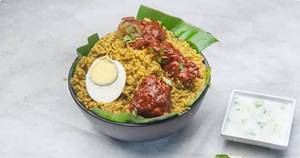 Donne chilli chicken biryani