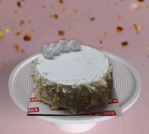 Eggless white forest cake [1 kg]                                                                                         