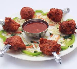 Schezwan chicken lollipop